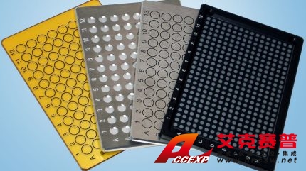 HTS-XT 中可以使用不同類型的可重復(fù)使用、易于清潔的微孔板。