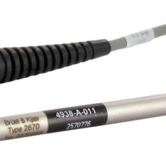 HBK 4939-A-011 型  配有 2670 型前置放大器的 ? 英寸自由場傳聲器（4赫茲到100千赫，200V 極化）