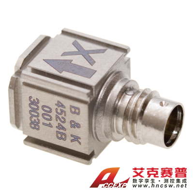 HBK 4524-B-001型  立方形三軸 CCLD 加速計、 TEDS、1 mV/ms-2，不含線纜