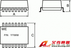 Wurth Elektronik WE-LAN 以太網變壓器 749013021